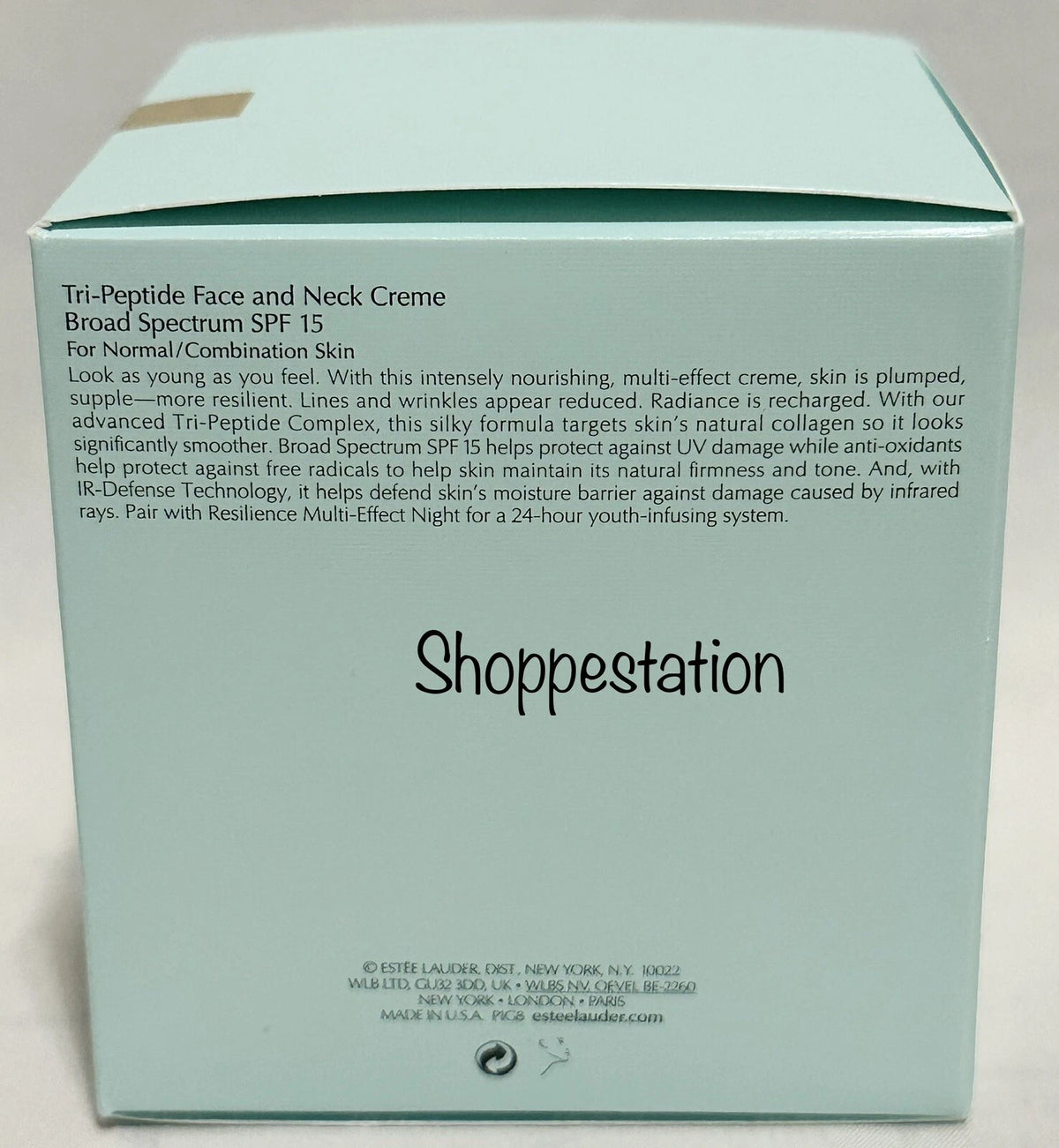 Estee Lauder Resilience Multi Effect Tri Peptide Face and Neck SPF15 2.5oz /75ml