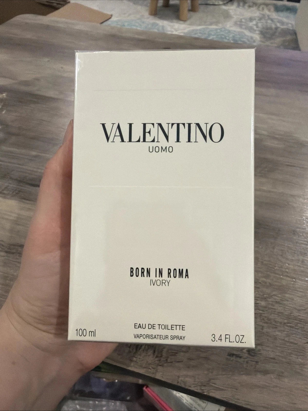 VALENTINO UOMO BORN IN ROMA IVORY EDT 3.4OZ/100ML SEALED DISCONTINUED RARE